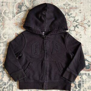 EUC baby GAP VintageSoft Logo Zip Hoodie Size 4T